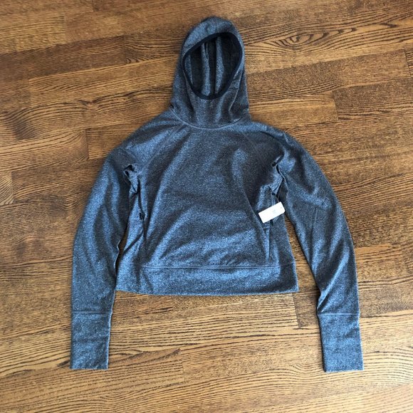 Tops - Old Navy - Old Navy Active COZECORE Hooded Crop Workout - Size Small